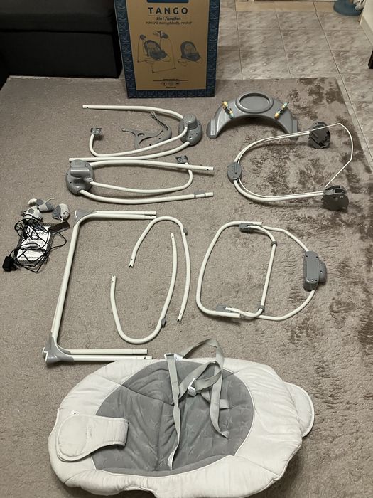 LORELLI Classic Електрическа люлка-шезлонг 2в1 TANGO GREY TREES