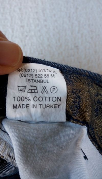 Детски дънков панталон , детски ластични дънки за момиченце Özbarıs