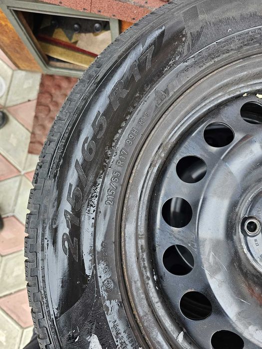 Jante tabla VW cu anvelope iarna - 215/65 R17