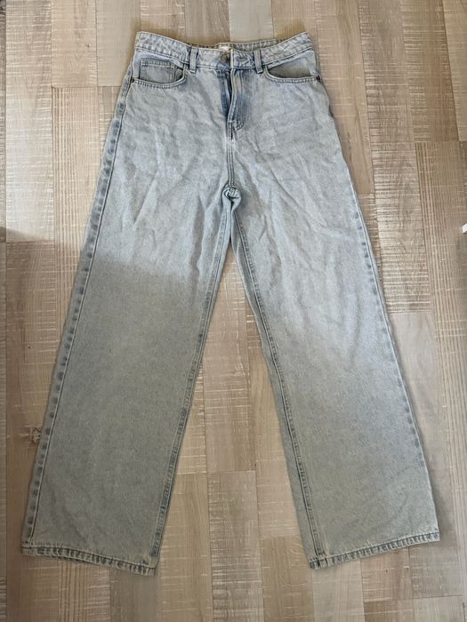 Сини дънки wide leg