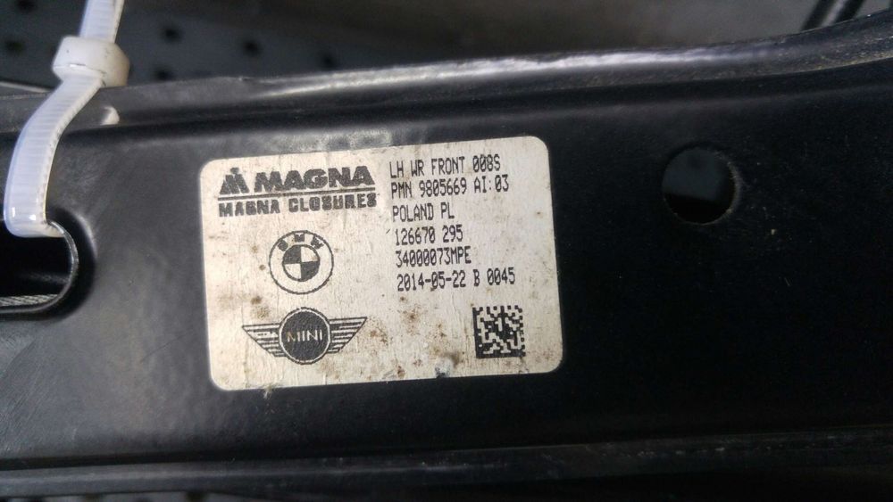 Macara geam electric stanga fata mini countryman r60 126670295 9805669