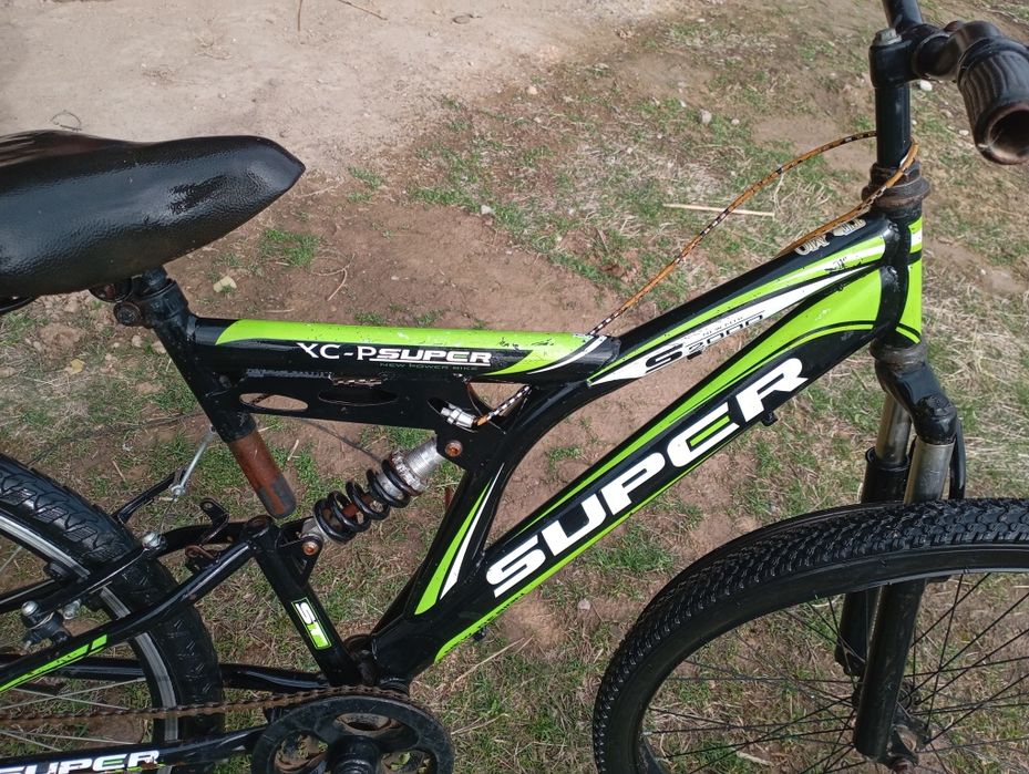 Велосипед на ходу