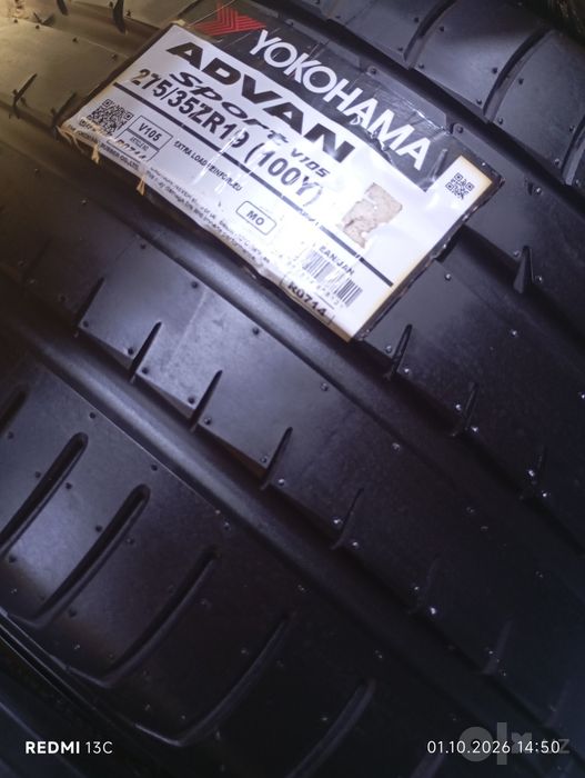 Скидка Шины Yokohama 275/35R19 1 шт Mercedes BMW Lexus BYD Nissan