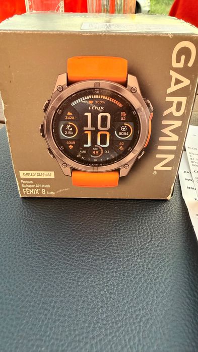 Продавам Garmin Fenix 8 AMOLED 51 mm – като нов!
