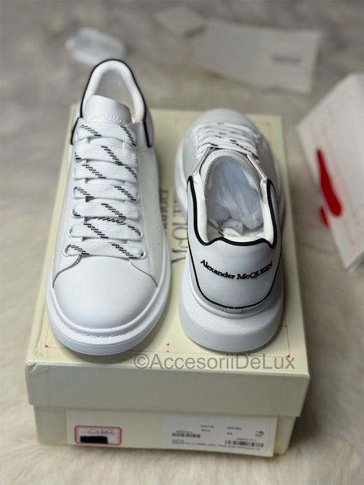 Alexander McQueen White/White Black Full Box Verificare Colet 36-45