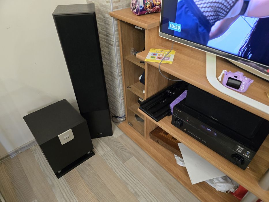 Pioneer set 5.1  Ресийвър+ тонколони