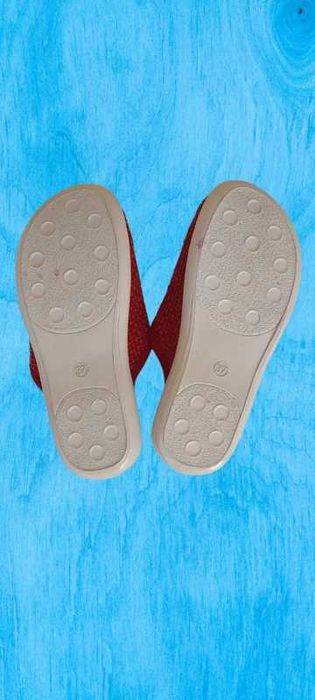 Papuci de casa bordo cu floare, 37