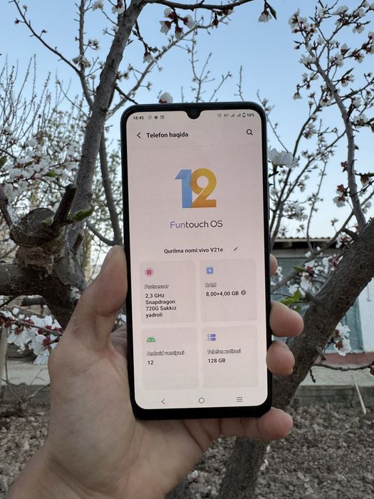 Smartfon Vivo V21 e 128 gb