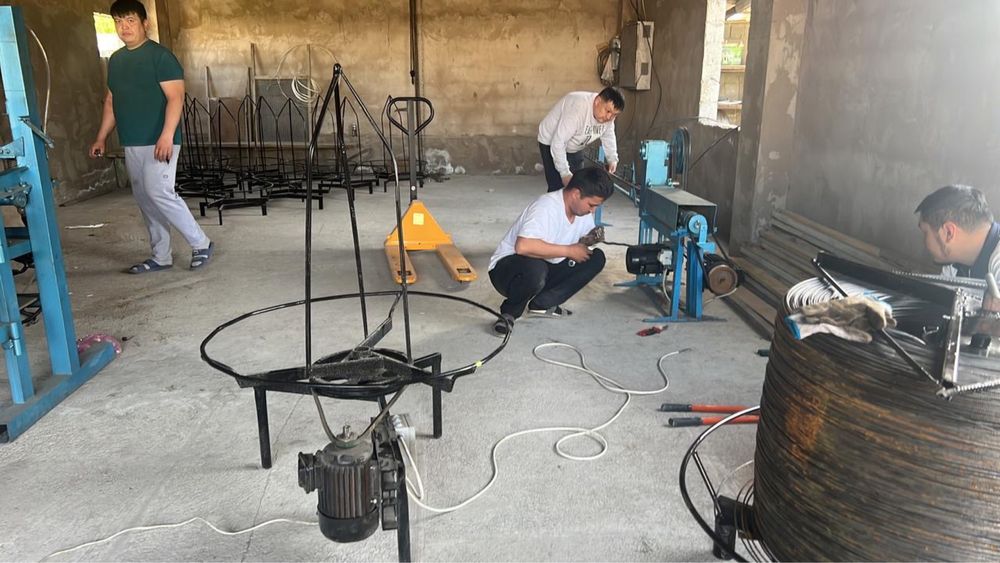 Станок по произвоству кладочной сетки