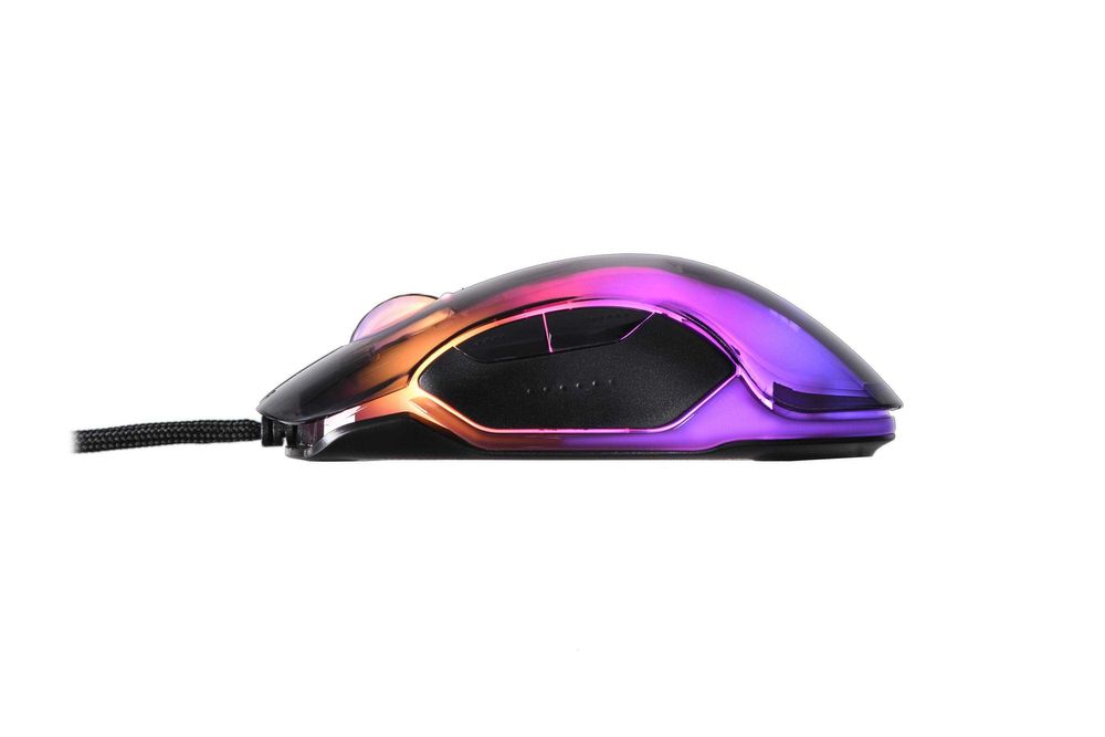 Мышь игровая 2E Gaming MG345 Transparent, RGB USB Black