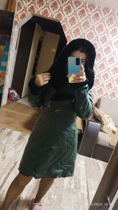 Дублёнка натуральная кожа