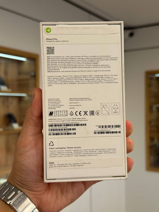 iPhone 17 Pro 256 gb  New Nanosim+Esim