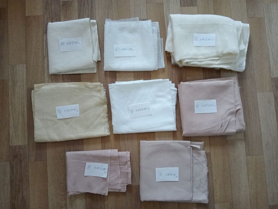 8 парчета панама за шиене