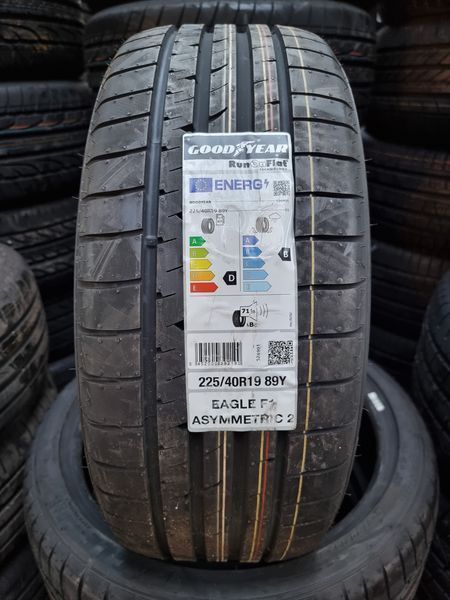 225/40/19 Goodyear 2бр RunFlat