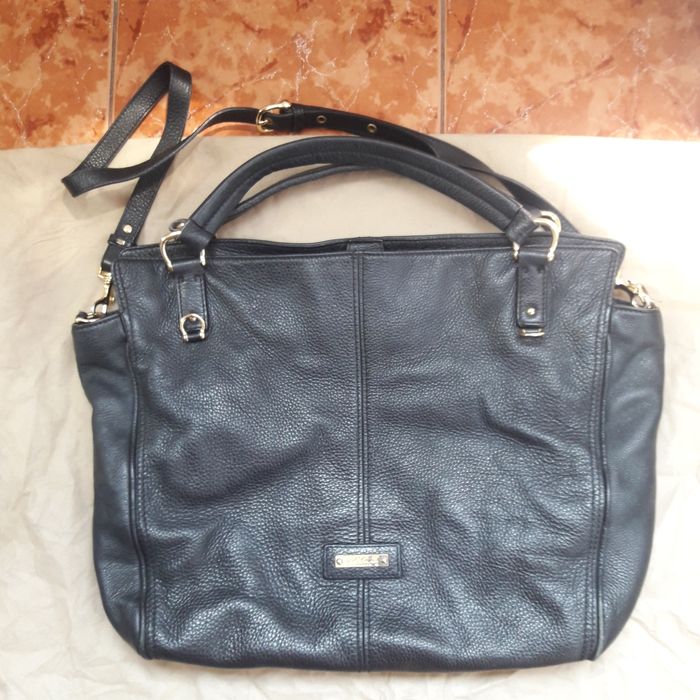 Poseta piele" CRISTHELEN B"-MASSIMO DUTTI,putin purtata decent.