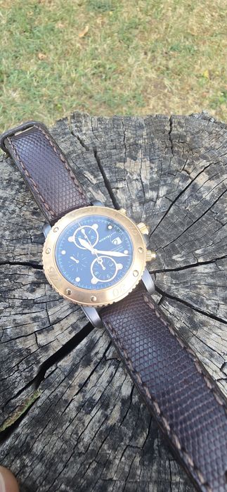 Montblanc Sport XXXL Chronograph Tantalum 18K Rose Gold Automatic
