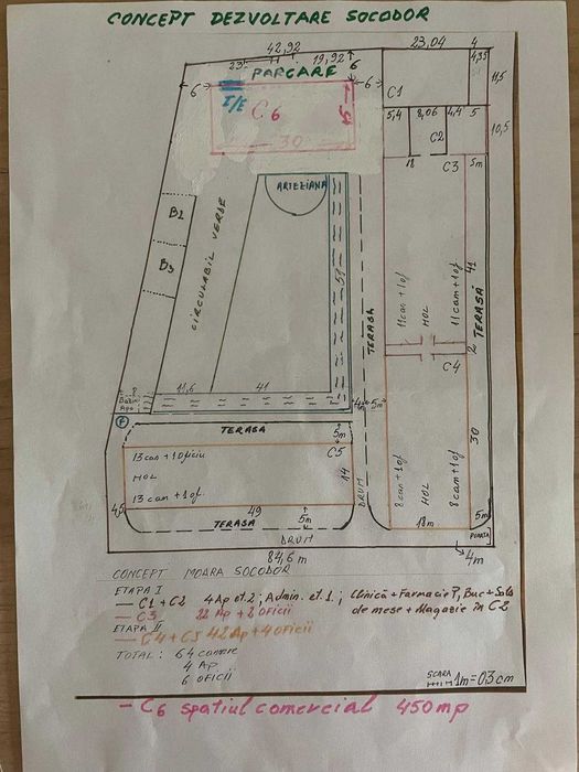 8817mp teren de vanzare cu cladire P+2, Socodor, Arad, ultracentral, posibilitate parcelare