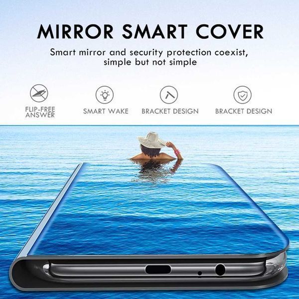 Huawei P Smart 2021 / P40 Lite / P40 Lite E/CLEAR VIEW Огледален калъф