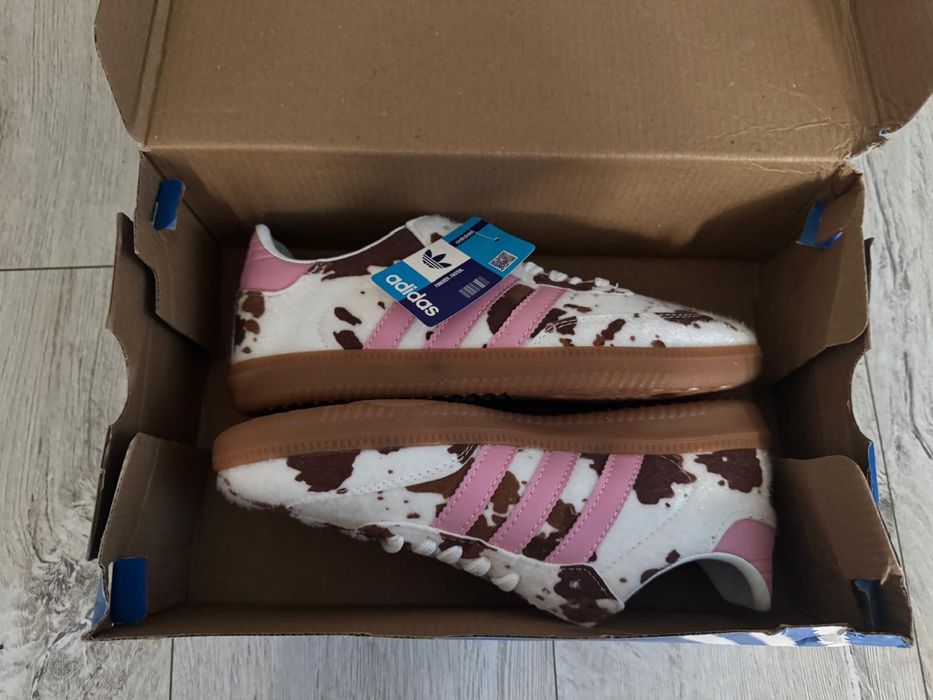 Adidas Samba OG Cow Print Pink-noi