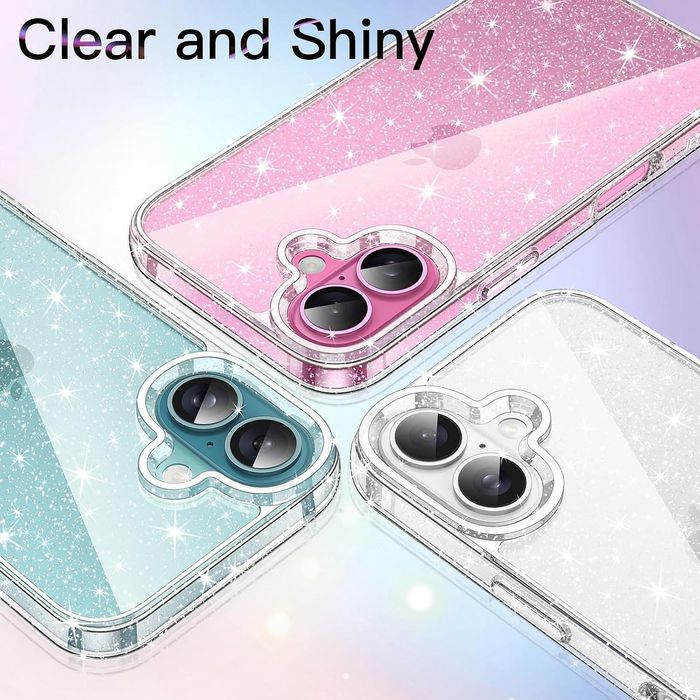Блестящ Кейс Glitter Case за Apple iPhone 16 Plus