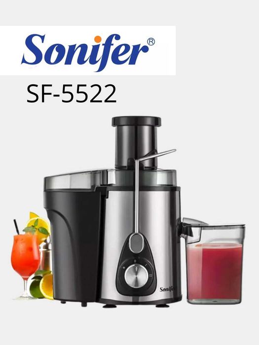 Соковыжималка Sonifer SF-5522. Sharbat chiqargich 400W, sv9