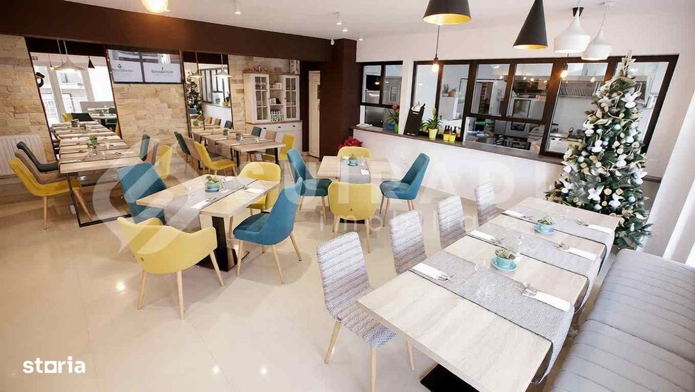 Spațiu comercial 130 mp cu terasă 200 mp–ideal restaurant–Buna Ziua
