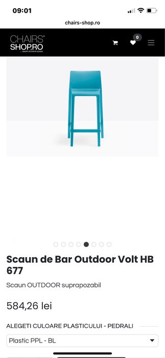 Scaune bar outdoor Volt