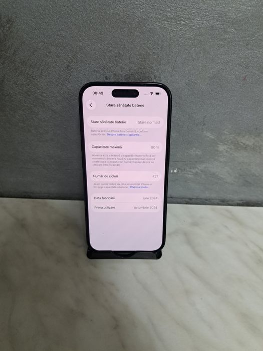 iPhone 16 128GB Black Bmg Amanet 97158