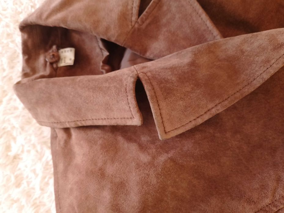 Германия, натуральная замша плащ