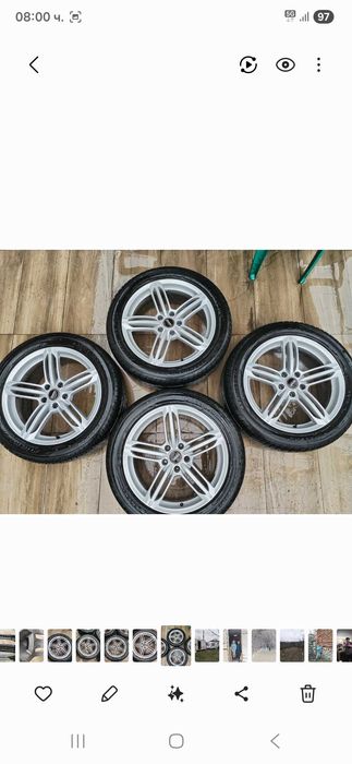 Джанти 18 от Ауди А4 А6 А8 с гуми 245 45 18