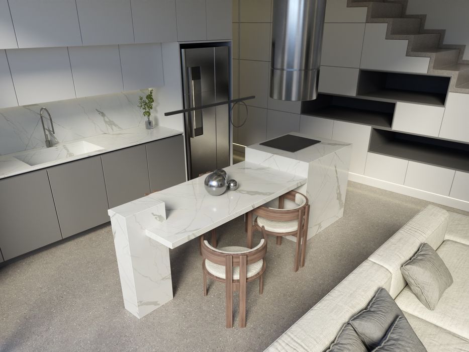 Интериорен дизайн - 3D визуализации, чертежи, план електро, вик, ОВК..