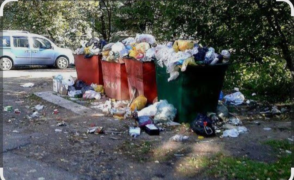 Вывоз мусора в контейнерах