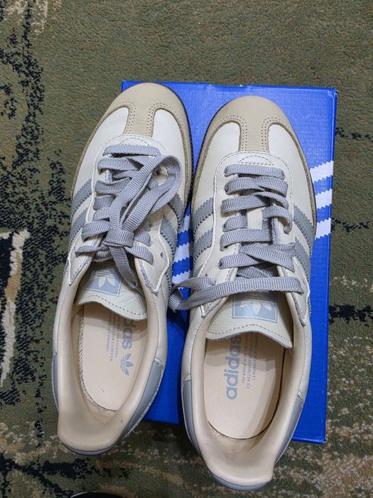Adidas SAMBA 39 crem cu gri talpa maro