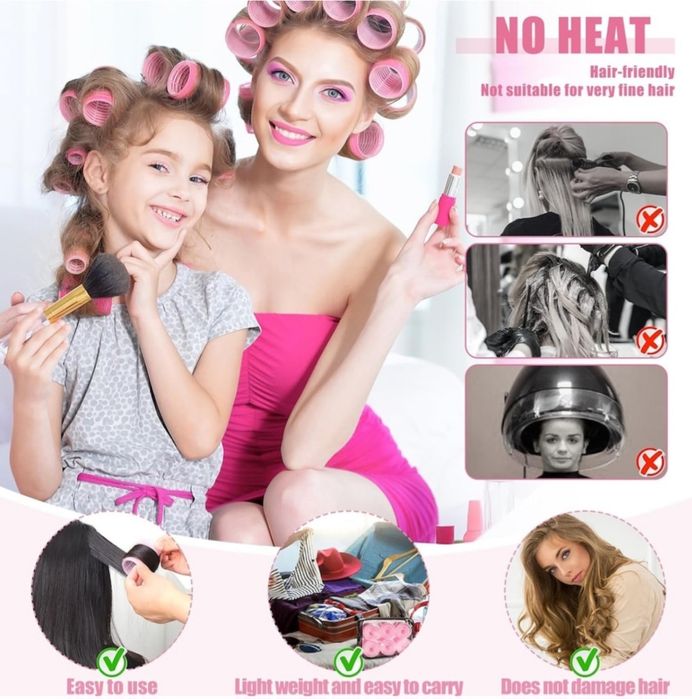 Ролки за коса + фиби