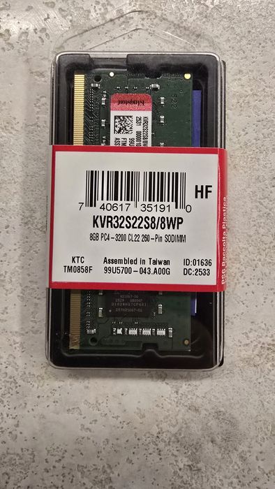 Оперативная память Kingston 8Гб