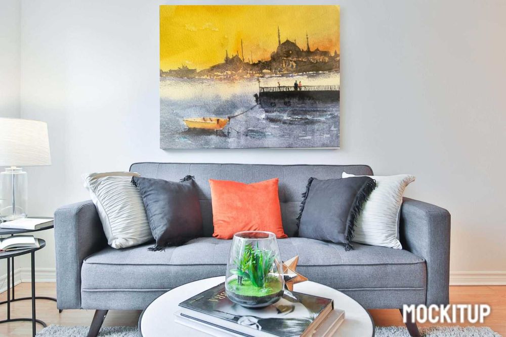 Акварел, картина на Истанбул, оригинал. Original watercolour