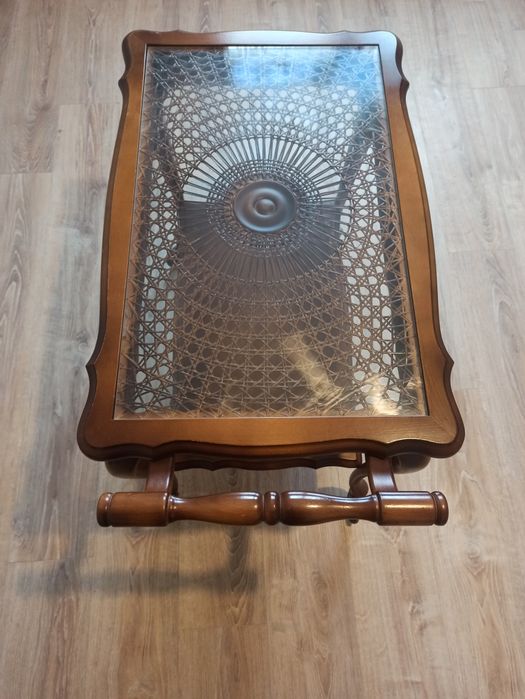 Cărucior de servire vechi Chippendale