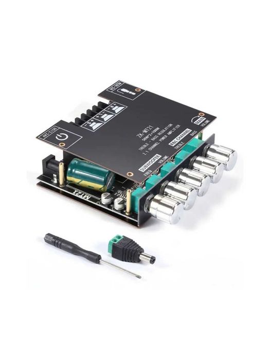 Усилитель звука, колонок, мощности 2.1, 100Вт, Bluetooth, ZK-MT21
