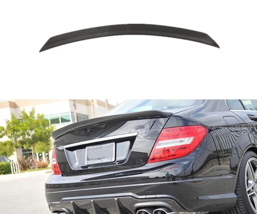 Спойлер W204 AMG козырёк и сплитер
