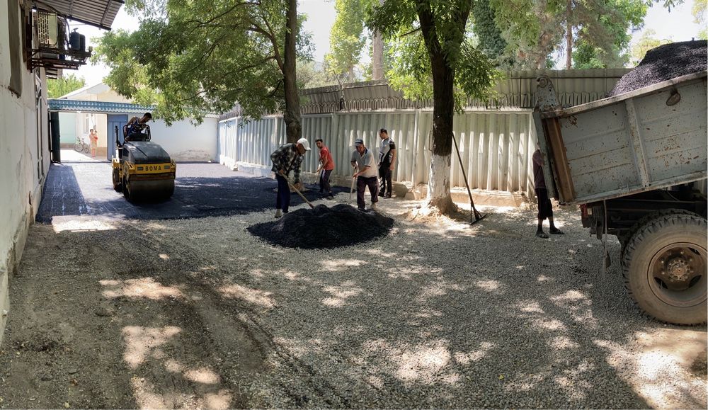 Асфальт.Асфальтирование.Стоянки.Парковки.Улицы.Разметка