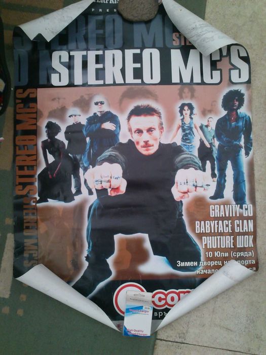концерт постер-плакат/ Stereo MC's / Poster
