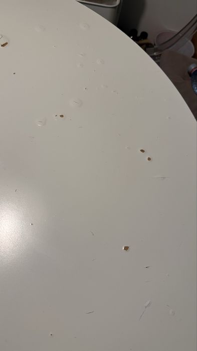 Vand masa alba rotunda ikea