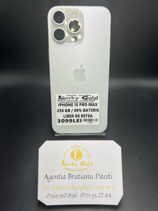 Iphone 15Pro Max 256GB 88% Baterie Liber de retea cod produs 23509