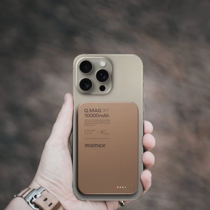 MOMAX Magnetic Wireless Power Bank 10000mAh - Gen 2