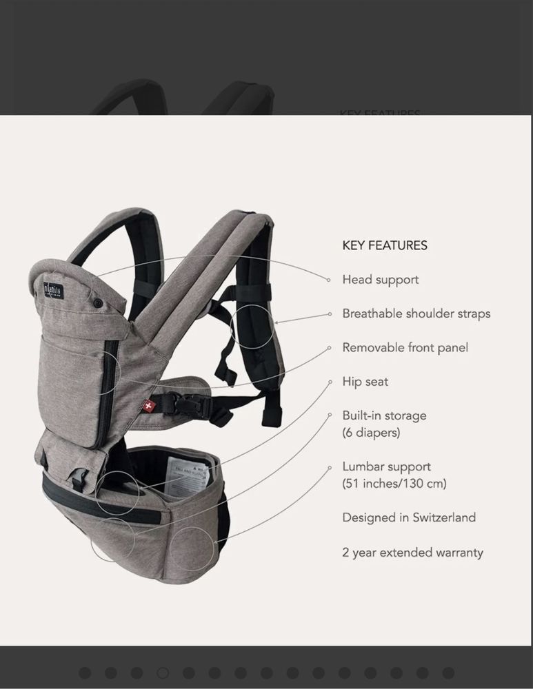 V nd baby carrier MiaMily n stare foarte bun folosit rar. Deva