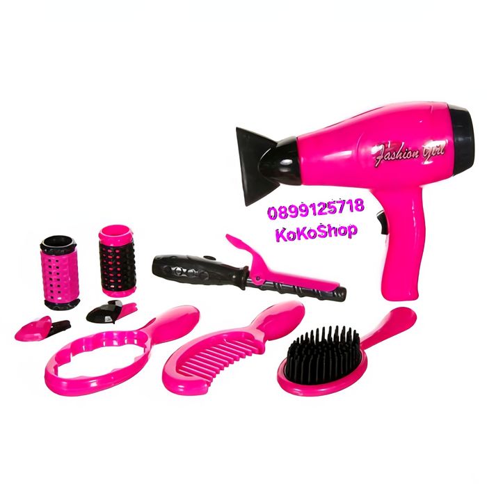 Детски фризьорски комплект от 9 части