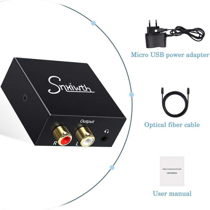 Snxiwth Convertor semnal audio digital in analog,sigilat