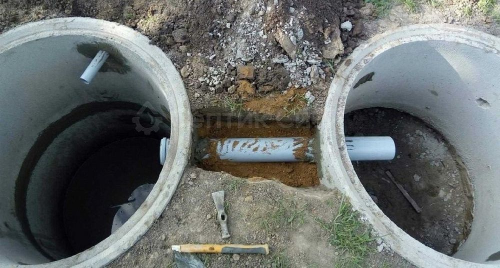 Септик, копка, траншея