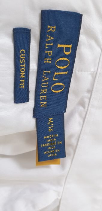 POLO Ralph Lauren Custom Fit  Cotton  16 /  M НОВО ОРИГИНАЛ Мъжка Риза