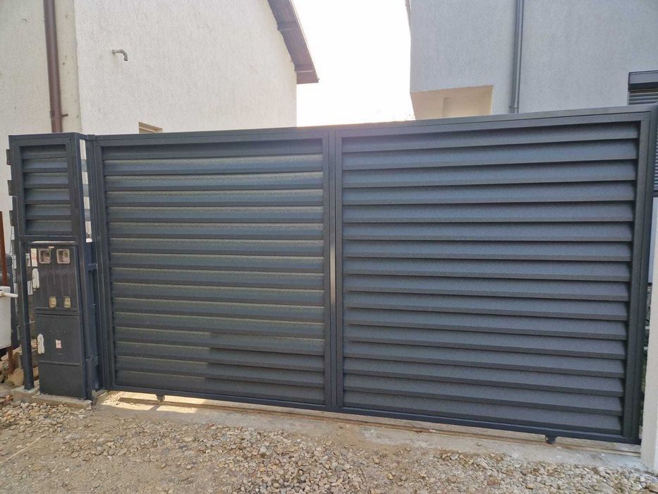 Gard metalic jaluzea | Suruburi ascunse | Calarasi | Model 2025 |